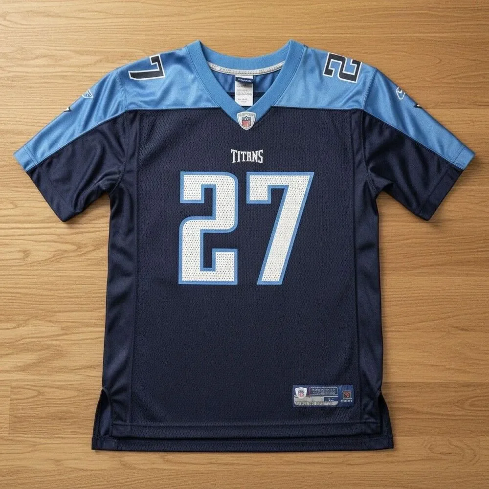 Eddie George #27 Tennessee Titans NFL Football Jersey Size Youth Large (14-16)